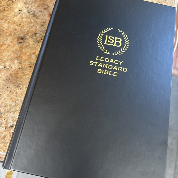 Other - LSB Holy Bible Large Hardcover by Steadfast Bibles Legacy Standard Very Good EUC